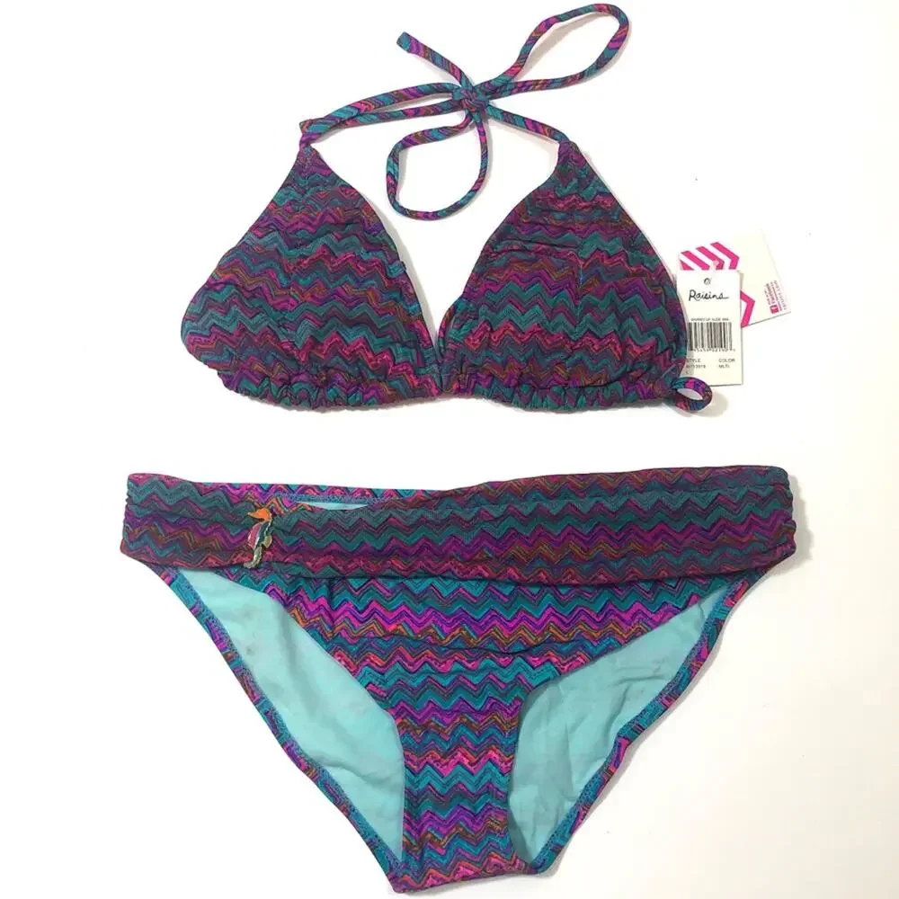 Raisins Triangle  tribal 2pieces bikini swimsuit